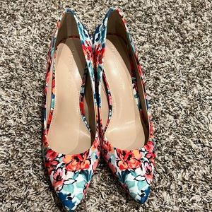 Floral high heel